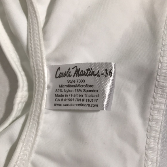 Carole Martin Pullover Wire Free Bra Size 36 - Picture 8 of 10